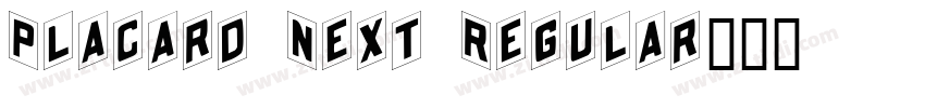 Placard Next Regular字体转换